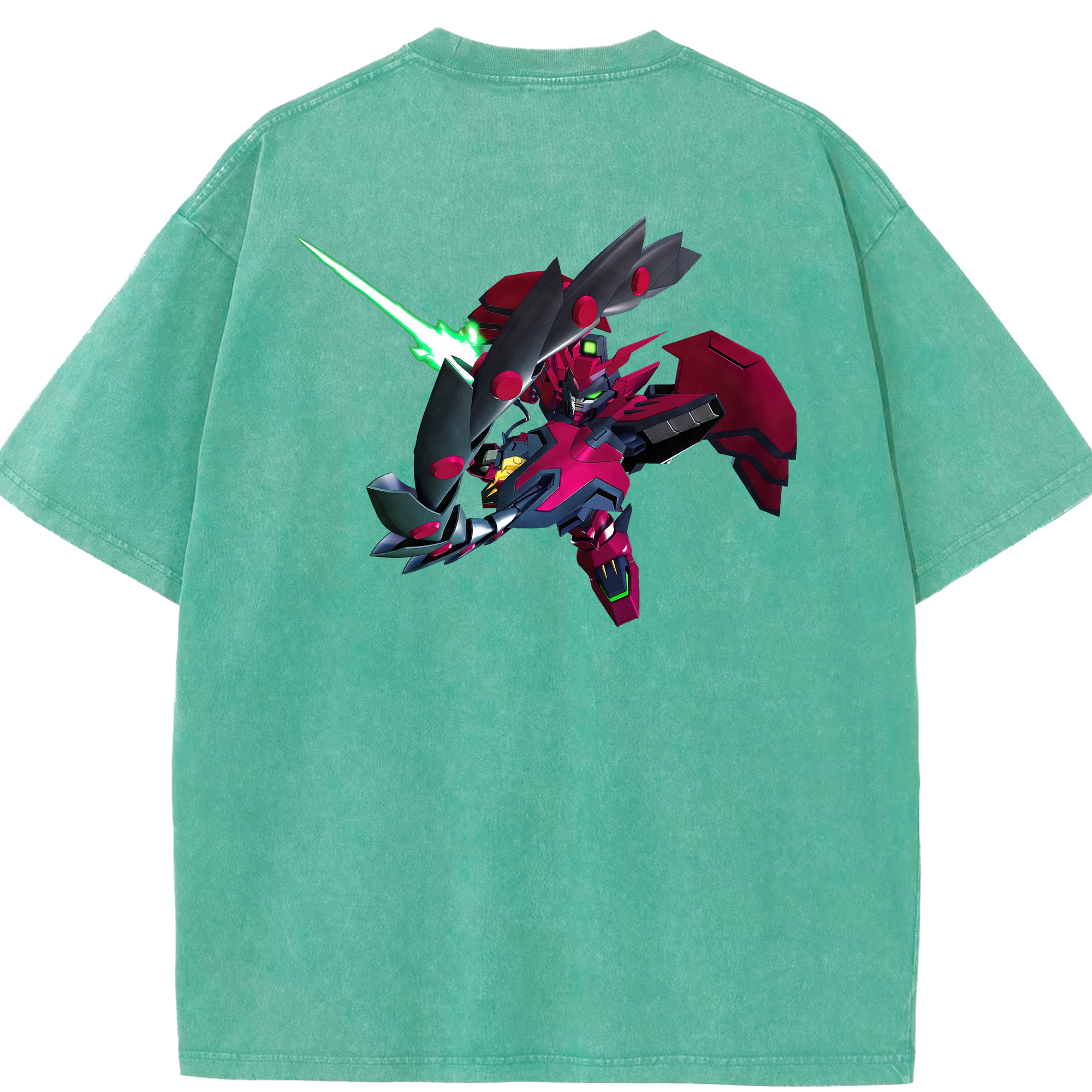 （画像用） 機動戦士ガンダム Mobile Suit Gundam 綿100% ヴィンテージ風 半袖Tシャツ（背面プリント）